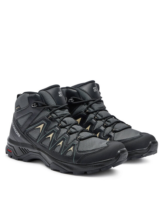 Salomon Salomon Παπούτσια πεζοπορίας X Braze Mid Gore-Tex L47430500 Μαύρο