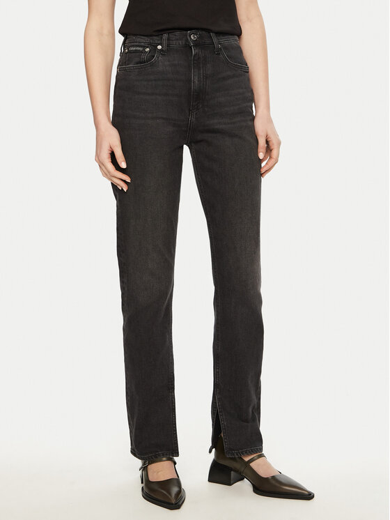 Calvin Klein Jeans Calvin Klein Jeans Τζιν Authentic J20J225013 Μαύρο Straight Fit