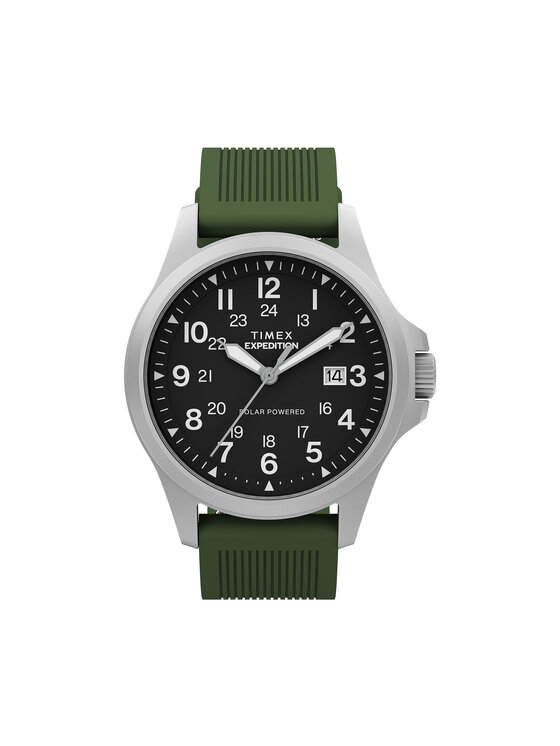 Timex Timex Ročna ura Expedition® Field Post Solar TW2Y31600 Zelena