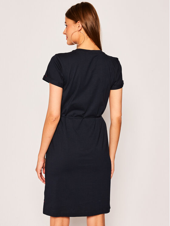 Tommy Hilfiger Tommy Hilfiger Každodenní šaty Angela WW0WW27812 Tmavomodrá Regular Fit
