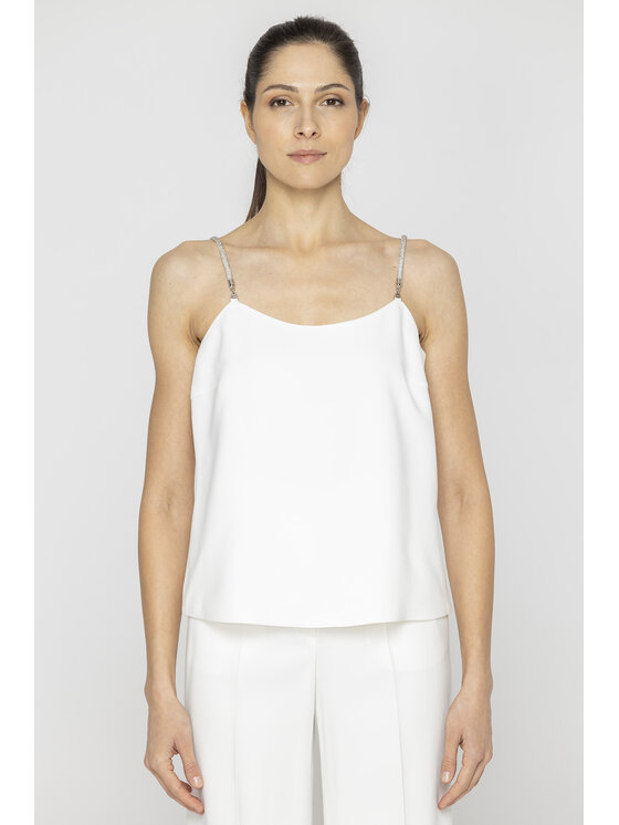 Deni Cler Milano Deni Cler Milano Top W-DC-0006-E2-F6-10-1 Biały