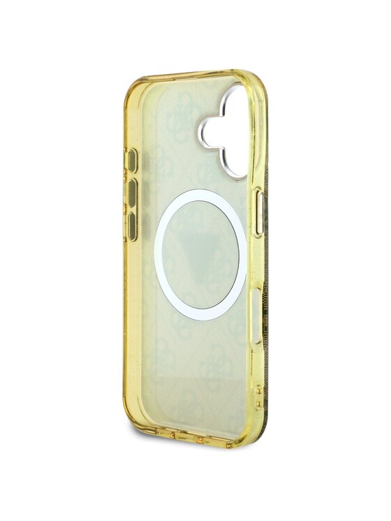 Guess Guess Etui na telefon Apple iPhone 16 Brązowy