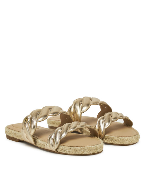 Tommy Hilfiger Tommy Hilfiger Espadrile Metallic Rope Espadrille Mule FW0FW08670 Auriu