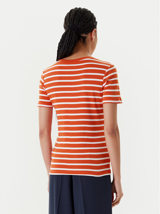 Tommy Hilfiger Tommy Hilfiger Majica New Cody WW0WW40584 Oranžna Slim Fit