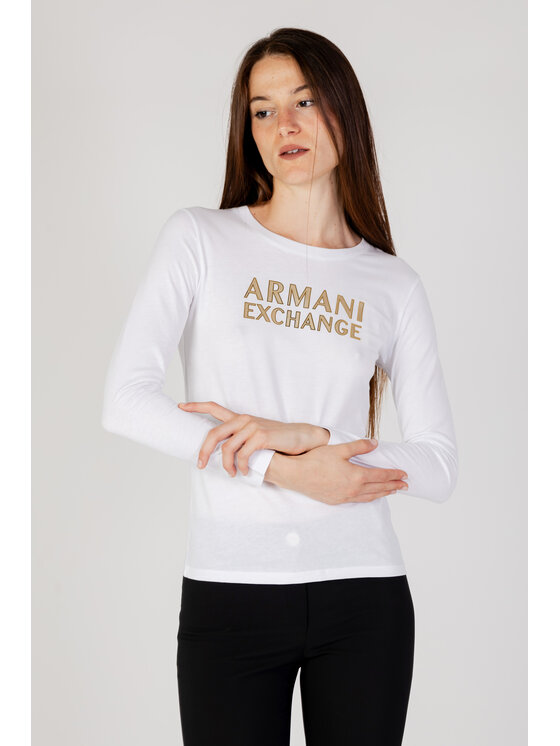 Armani Exchange Armani Exchange Tričko 6RYT56 YJ8QZ Biela Shirt Fit