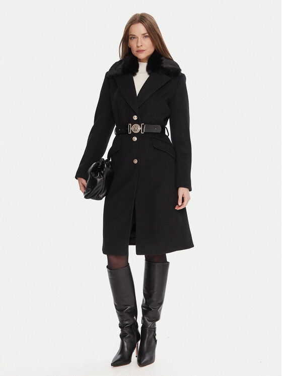 Guess Guess Cappotto di transizione W5BL25 W2672 Nero Regular Fit