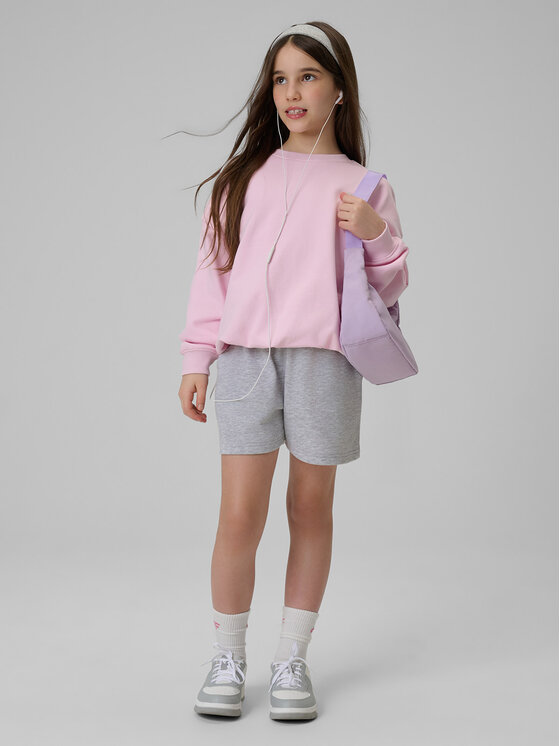 4F 4F Szorty sportowe BASIC+ Szary Oversize