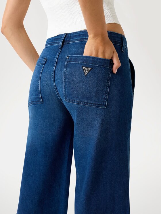 Guess Guess Jeansy 178467 Niebieski Relaxed Fit