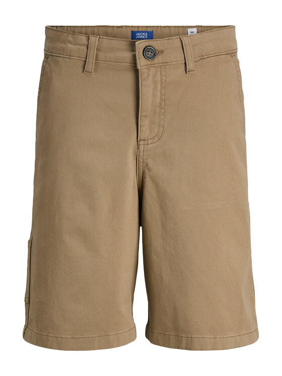 Jack & Jones Junior Jack & Jones Junior Szorty materiałowe Tony 12268938 Brązowy Relaxed Fit