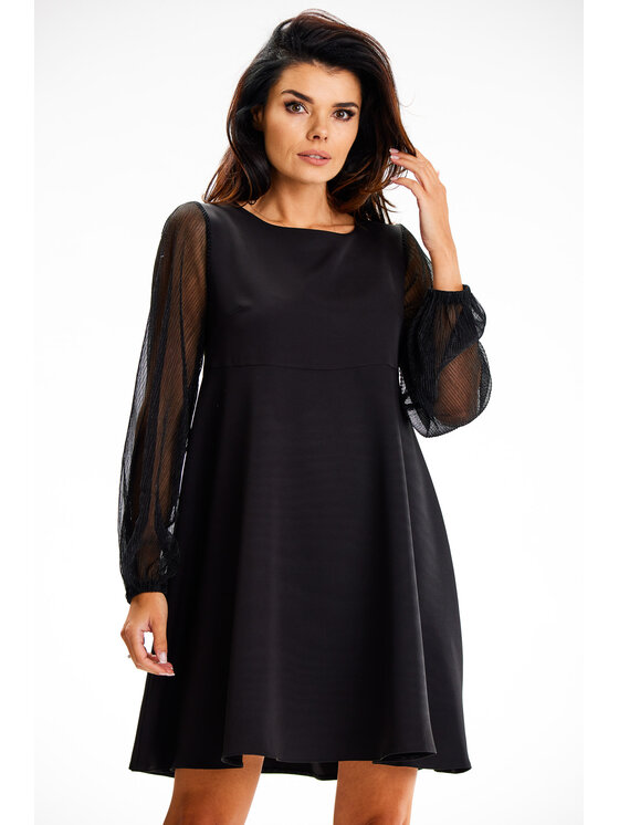 Awama Awama Abito da sera A622 Nero Basic Fit