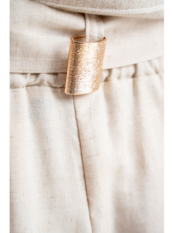 CLICK CLICK Φούστα maxi 50-749 Ανοιχτό μπεζ Relaxed Fit