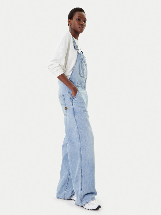 G-Star Raw G-Star Raw Jeans kombinezon D24398-D536 Plava Straight Fit