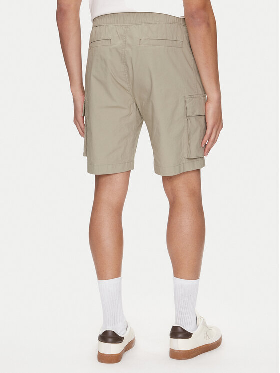 Calvin Klein Jeans Calvin Klein Jeans Pantaloncini di tessuto J30J327376 Verde Regular Fit