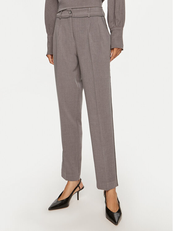ACCESS FASHION Chino nohavice 44-5077-504 Sivá Regular Fit