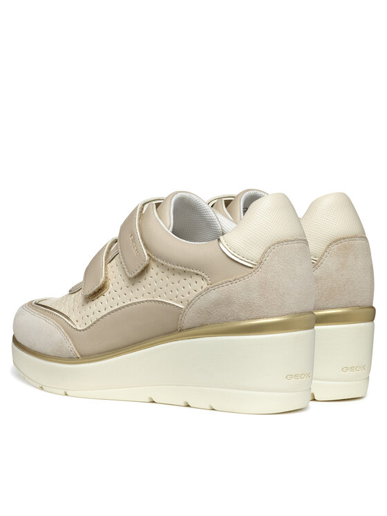 Geox Geox Snīkeri D Ilde D55RAA 05422 C1SH6 Bēšs