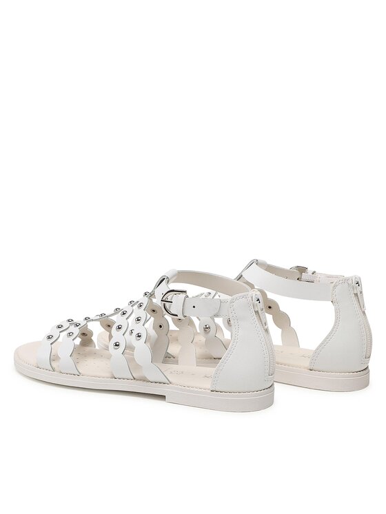 Geox Geox Σανδάλια J Sandal Karly Girl J3535D043BCC1000 D Λευκό