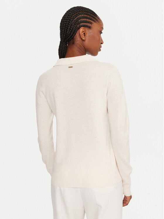 Fracomina Fracomina Pullover FR25WT7008K47301 Écru Regular Fit