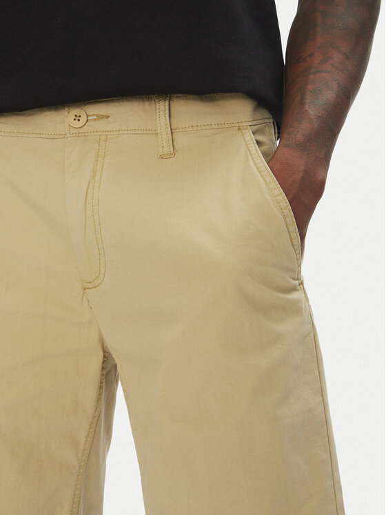 Timberland Timberland Szorty materiałowe TB0A5U2K Beżowy Regular Fit