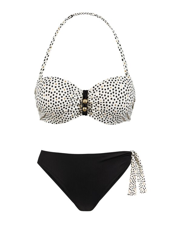 Miss Lou Miss Lou Bikini ML002 Biały