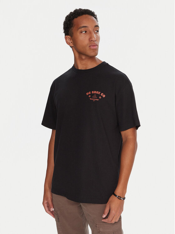 DC DC T-shirt Pro Service EDYZT04370 Crna Heritage Fit