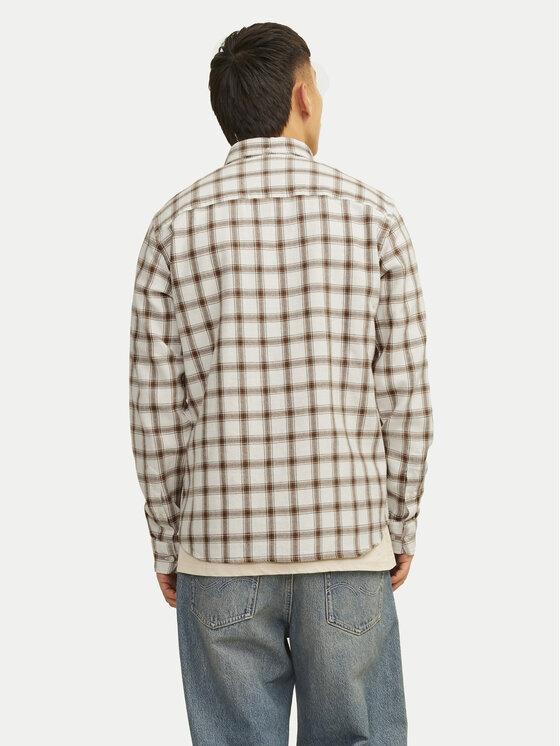 Jack & Jones Jack & Jones Koszula Blubrook 12260710 Beżowy Comfort Fit