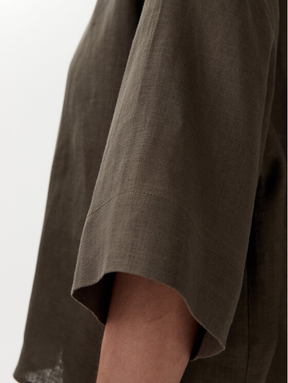 Max Mara Max Mara Сорочка Mirano 2516111028 Зелений Relaxed Fit