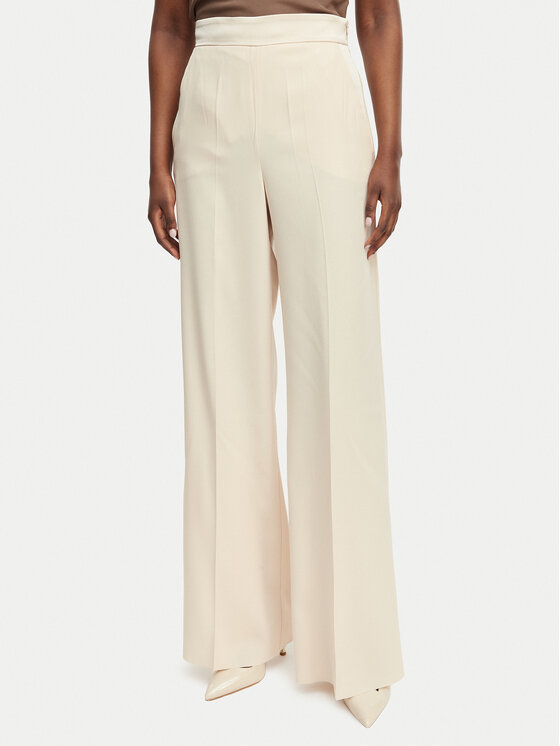 Marella Marella Stoffhose Stampa 2613131032 Beige Straight Fit