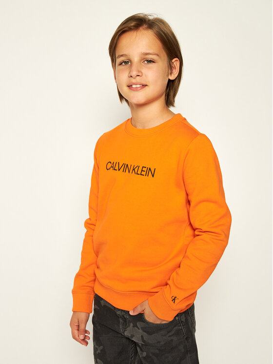 Calvin Klein Jeans Calvin Klein Jeans Sweatshirt Logo IU0IU00091 Orange Regular Fit