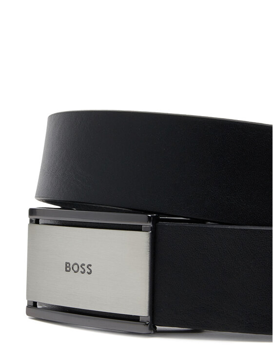 BOSS BOSS Чоловічий ремінь 50537450 Чорний