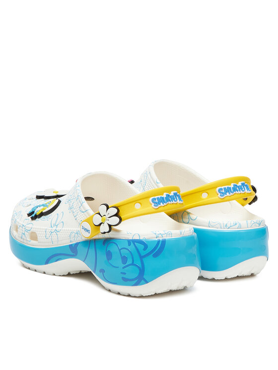 Crocs Crocs Ciabatte Smurfs Platform Clog 210822 Multicolore