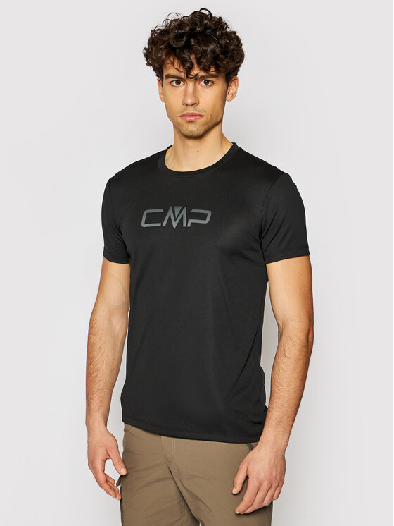 CMP Maglietta tecnica 39T7117P Nero Regular Fit • Modivo.it