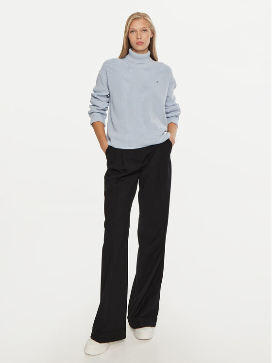 Tommy Hilfiger Tommy Hilfiger Гольф WW0WW43094 Голубий Regular Fit