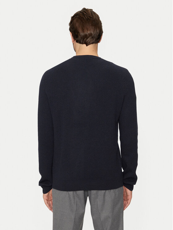 Bugatti Bugatti Pulover 7400 65563B Bleumarin Regular Fit