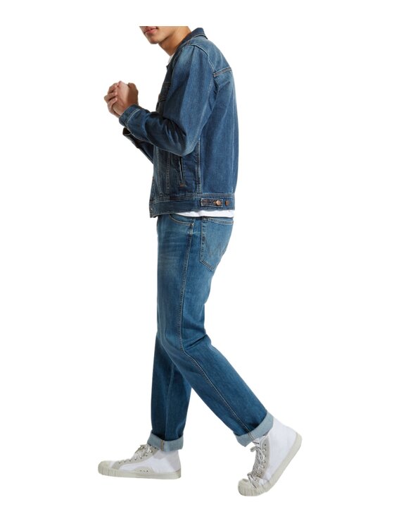 Wrangler Wrangler Kurtka jeansowa W4481514V Niebieski Regular Fit