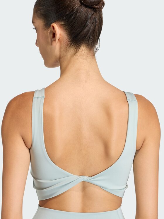 adidas adidas Biustonosz sportowy Power Light Support Zielony