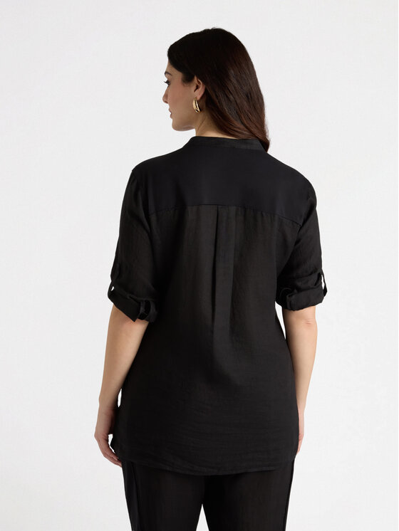 Fiorella Rubino Fiorella Rubino Camicia 5044T001270N033 Nero Over Fit