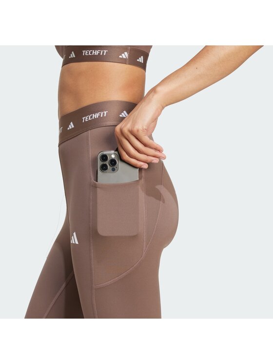 adidas adidas Legginsy 133947 Brązowy Regular Fit