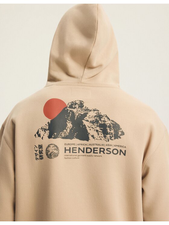 Henderson Henderson Bluza 43495 Beżowy Regular Fit