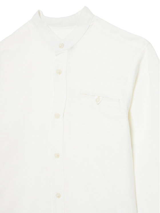 United Colors Of Benetton United Colors Of Benetton Srajca 5IPVCQ03T Bela Regular Fit