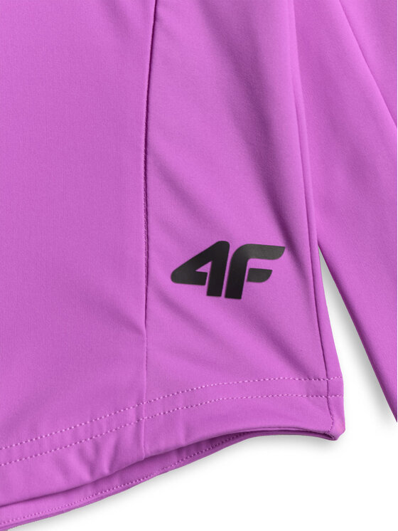 4F 4F Bluza techniczna TRAINING Różowy Slim Fit