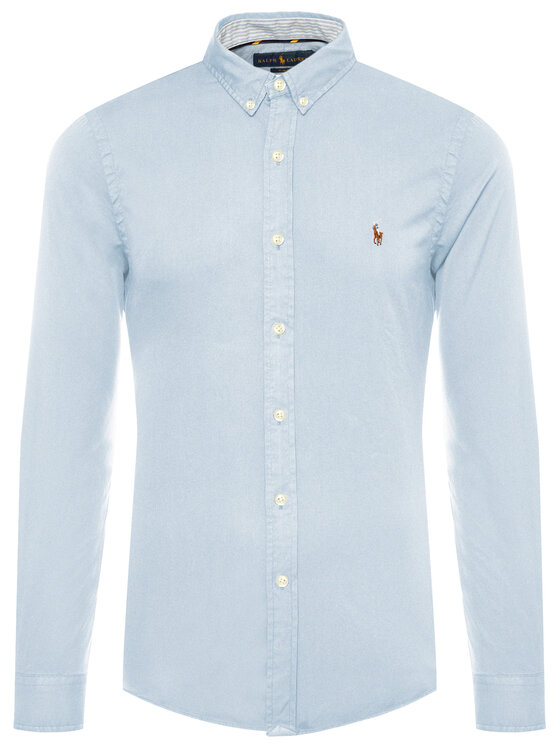 Polo Ralph Lauren Koszula Classics 710767444001 Niebieski Slim Fit