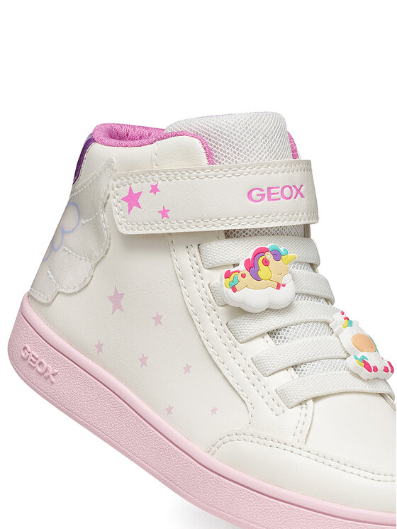 Geox Geox Сникърси J Eclyper Girl J66LRA 0BCQ6 C0653 M Бял