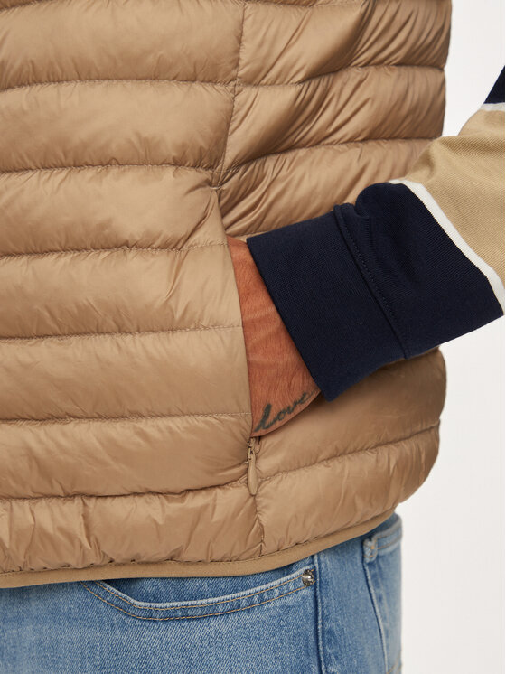 Jott Jott Mellény Tom P000MDOW04 Bézs Slim Fit