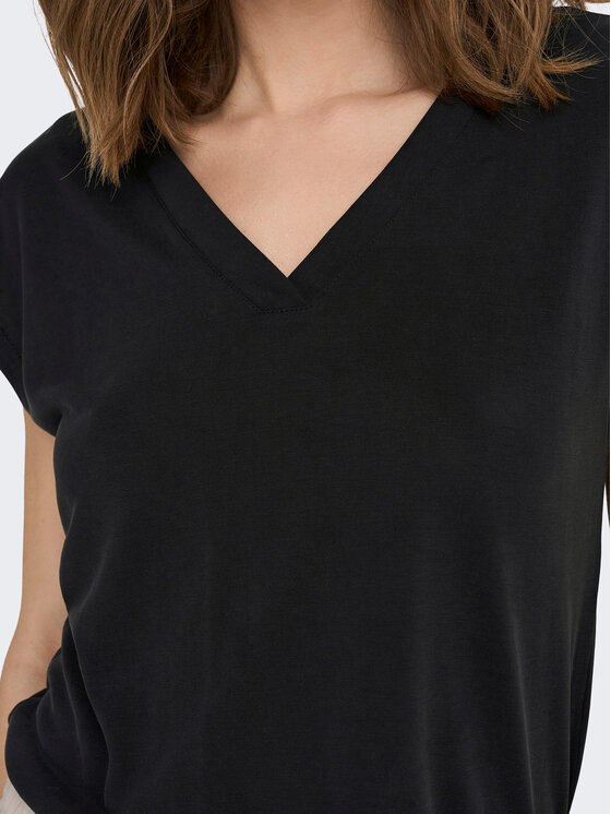 ONLY ONLY T-Shirt Free 15287041 Czarny Regular Fit