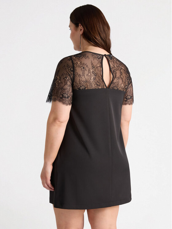 Fiorella Rubino Fiorella Rubino Vestito da giorno 7579T001605N033 Nero A-Line Fit