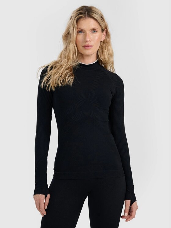 4F 4F Intimo termico pezzo sopra 4FWAW25USEAF205-20S Nero