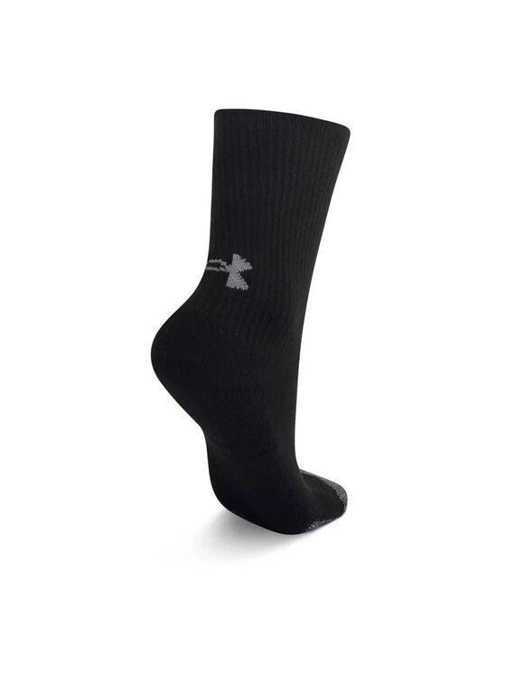 Under Armour Under Armour Skarpety Wysokie Dziecięce Heatgear 3pk Crew Yth Czarny
