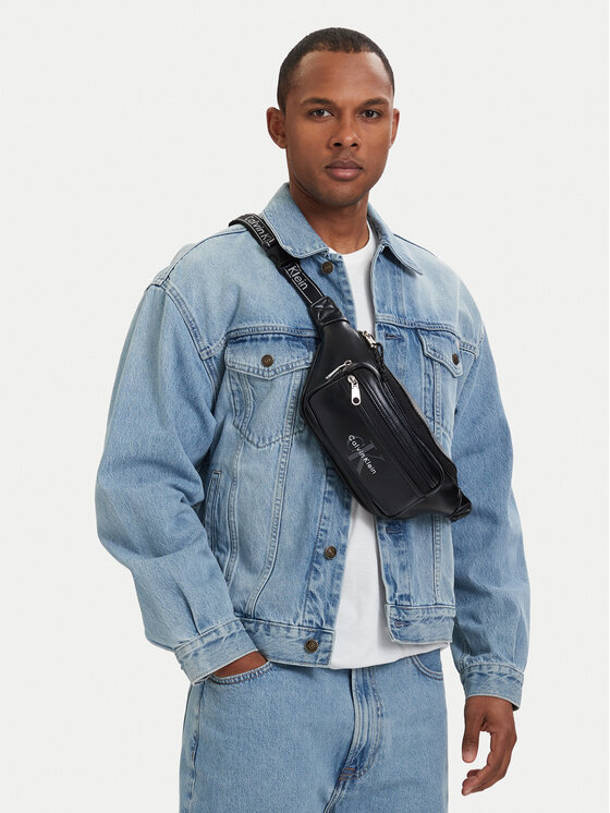 Calvin Klein Calvin Klein Τσαντάκι Μέσης﻿ Bold Logo Webbing LV04D3419G Μαύρο