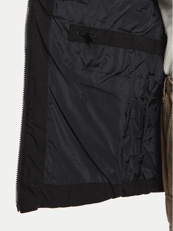 4F 4F Brezrokavnik 4FWAW24TVJAF135 Črna Loose Fit
