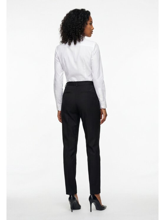 Pako Lorente Pako Lorente Spodnie materiałowe B24SB-6G-028 Czarny Slim Fit